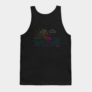 80's Neon Miami Vibe Tank Top